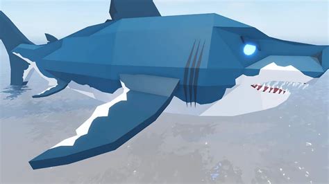 Giant Megaladon Fisch