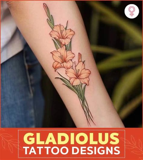 Gladiolus Tattoo
