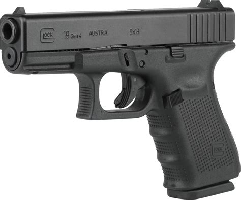 Glock G19 Gen 3 Compact 9Mm Luger Pistol 4 01 10 1 Black Ui1950201