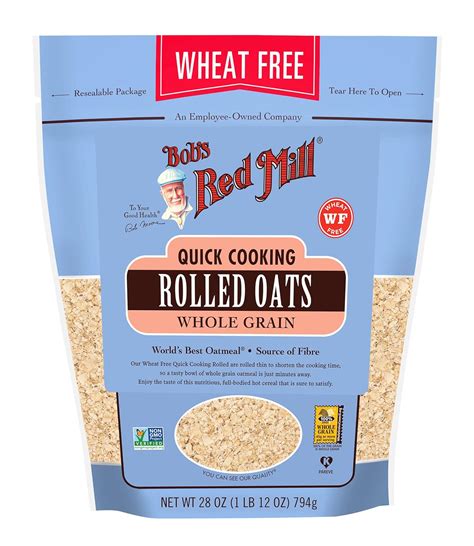 Gluten Free Quick Cooking Rolled Oats Bob S Red Mill Natural Foods