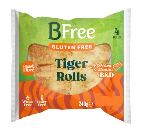 Gluten Free Rolls Fresh Tiger 4 Pack Bfree Foods