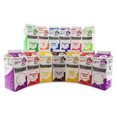 Gold Medal Cherry Cotton Candy Flossugar 6Ct Snappy Popcorn