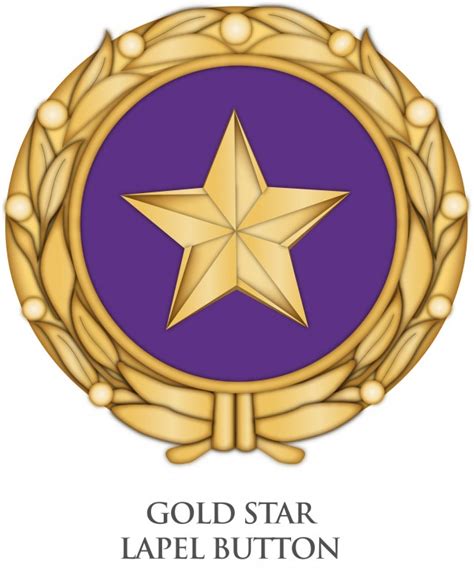 Gold Star Family Pin