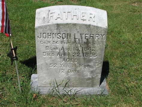 Grave Of Cpl Johnson L Terry Co H The 54Th Massachusetts