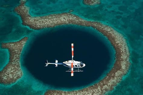 Great Blue Hole And Barrier Reef Helicopter Tour 2026 Belize City Book Now