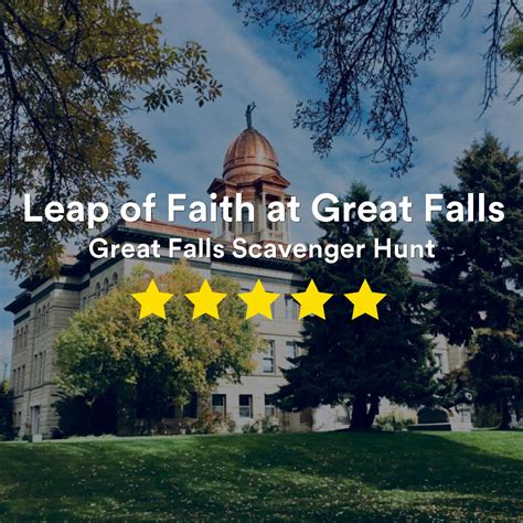Great Falls Scavenger Hunt Leap Of Faith At Great Falls