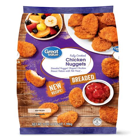 Great Value Chicken Nuggets 70 Oz Walmart Com Walmart Com