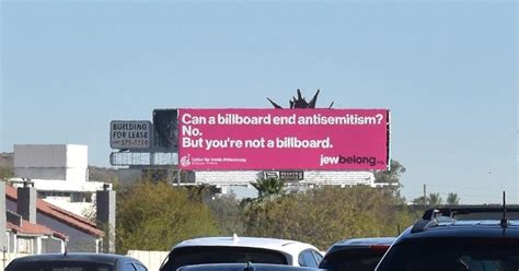 Greater Phoenix Enlists Billboard Campaign To Highlight Antisemitism Community Jewishaz Com