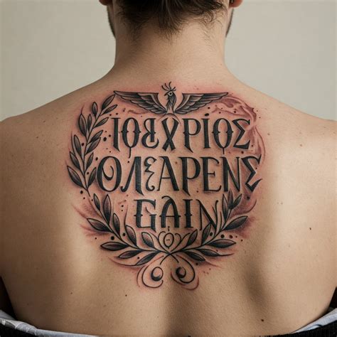 Greek Script Tattoos Meaningful Designs Symbolism Certified Tattoo Studios