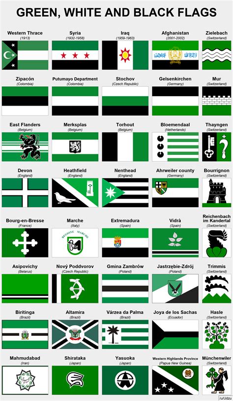 Green White And Black Flags R Vexillology