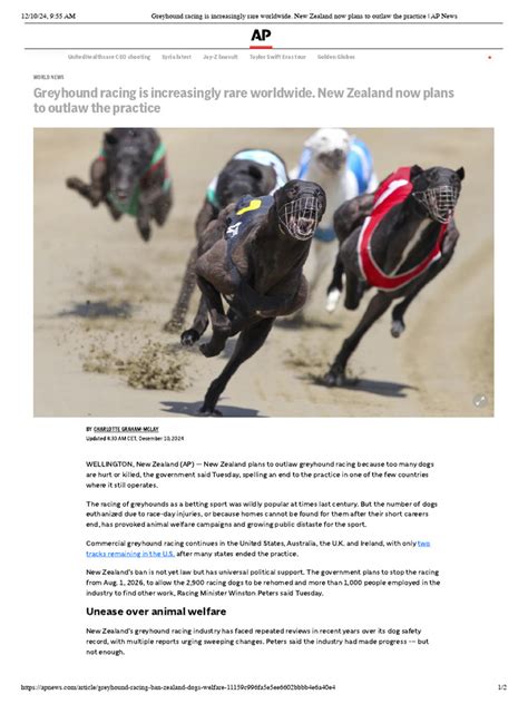 Greyhound Racing Is Increasingly Rare Worldwide New Zealand Now Plans To Outlaw The Practice Wric Abc 8News Greyhound Racing Is Increasingly Rare Worldwide New Zealand Now Plans To Outlaw The Practice Wric Abc 8News