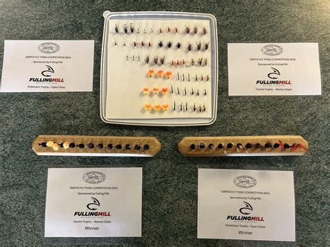 Gwffa 2025 Fly Tying Competition Winners Sponsored By Fulling Mill