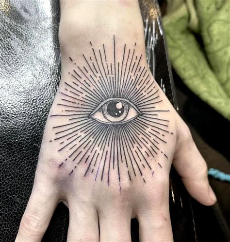 Hand With Eye Tattoo