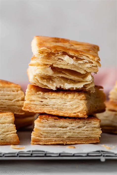 Handmade Puff Pastry Rough Puff Method Sally S Baking
