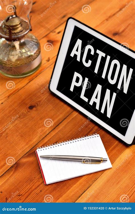 Handwriting Text Action Plan Concept Meaning Proposed Strategy Or