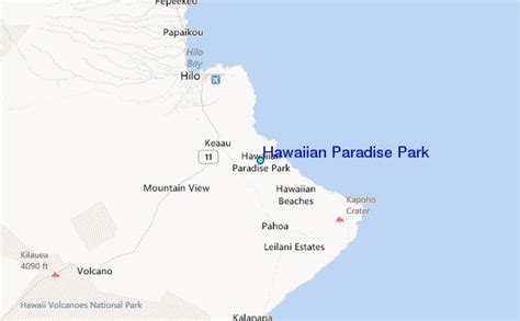 Hawaiian Paradise Park Tide Station Location Guide