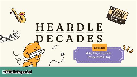 Heardle Decades 90S 80S 70S Y 60S Respuestas Hoy Heardle Espa Ol Heardle Decades 90S 80S 70S Y 60S Respuestas Hoy Heardle Espa Ol