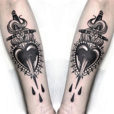 Heart Dagger Tattoo Artofit