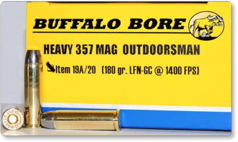Heavy 357 Mag Outdoorsman Pistol Handgun Ammunition