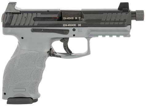 Heckler Amp Koch Vp9 Gray Frame 9Mm Pistol With Threaded Barrel And