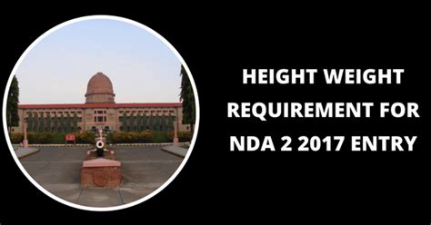 Height Weight Requirement For Nda 2 2017 Entry Height Weight Requirement For Nda 2 2017 Entry