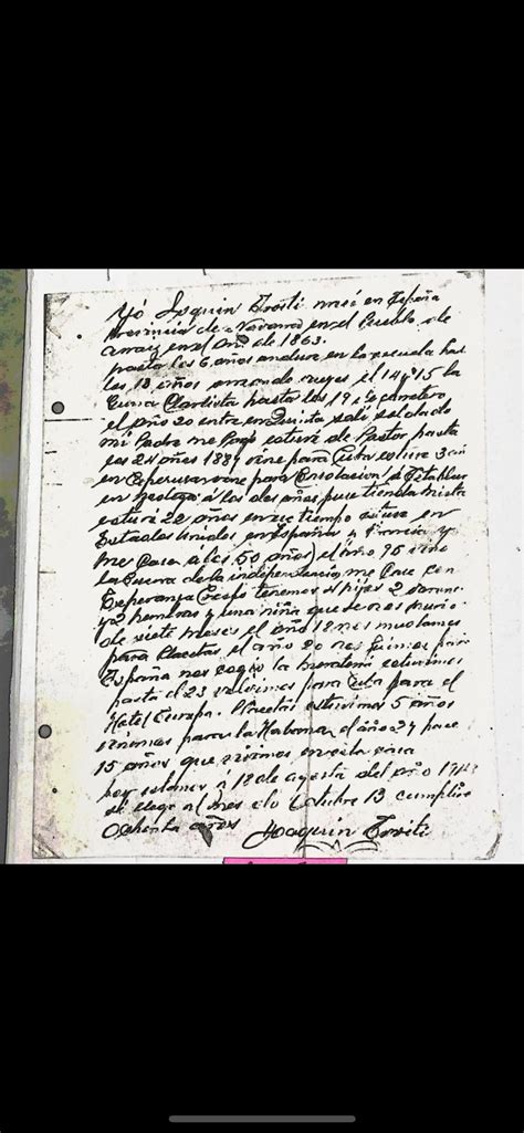 Help Deciphering Great Grandfather S Deathbed Letter Spanish R