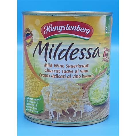Hengstenberg Mildessa Wine Sauerkraut 810G European Grocery Store