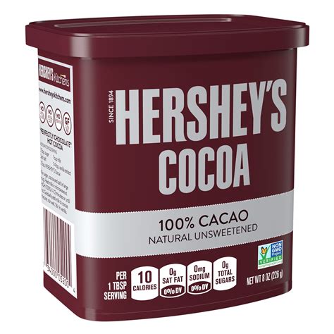 Hershey'S Natural Unsweetened Cocoa Powder Can, Oz, 54% Off Hershey'S Natural Unsweetened Cocoa Powder Can, Oz, 54% Off