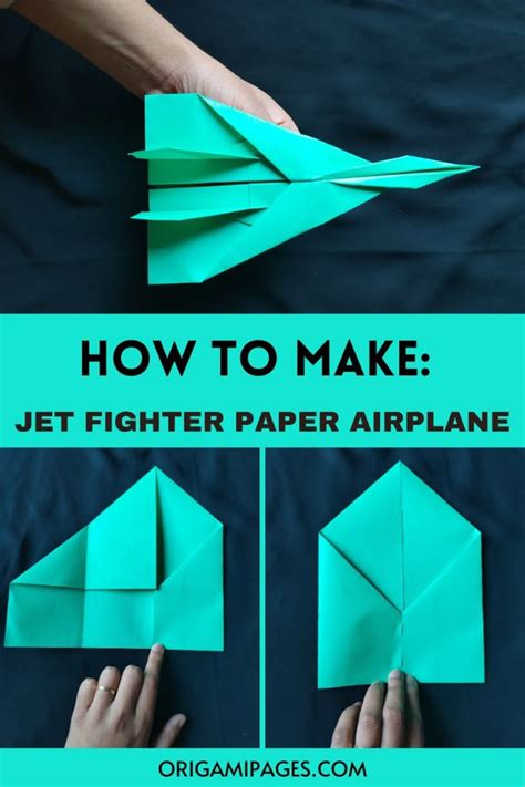 High Flying Jet Fighter Paper Airplane
