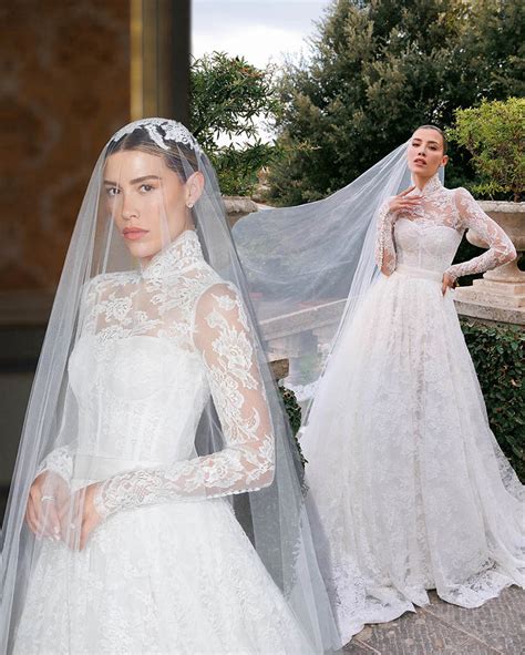 High Neck Corset Wedding Dress Trend 2023