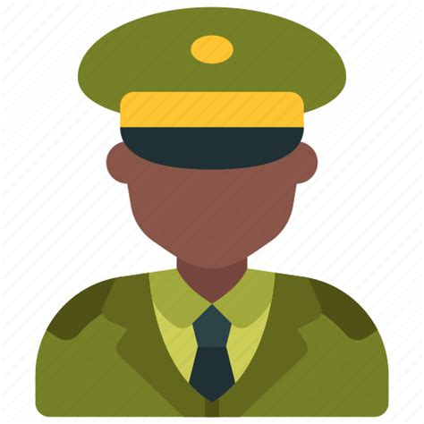 High Ranking Officer Military War Armed Forces Icon Download On