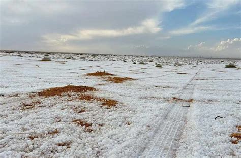 Historic Snowfall Blankets Saudi Arabian Desert For The 1St Time