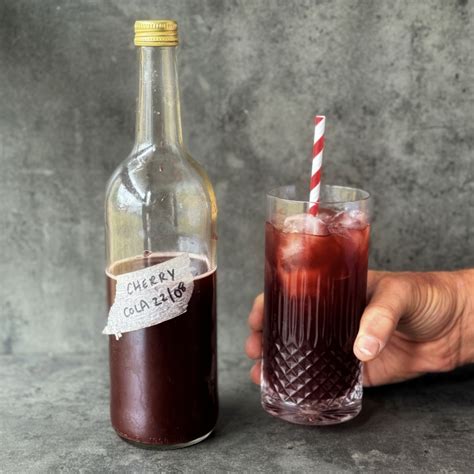 Homemade Cherry Cola Naturally Fermented Homemade Cherry Cola Naturally Fermented