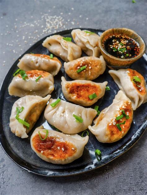 Homemade Vegetable Potstickers Or Dumplings Vegan Recipe