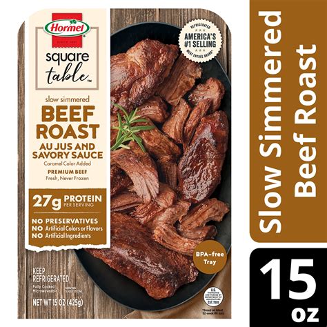 Hormel Square Table Slow Simmered Beef Roast Au Jus 15 Oz Ralphs
