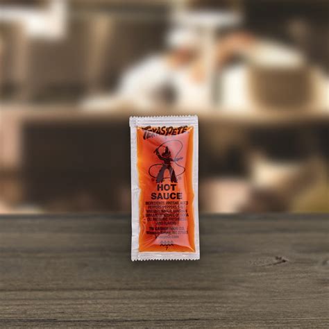 Hot Sauce Packet Texas Pete Foodservice