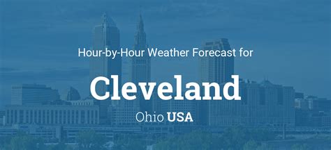 Hourly Forecast For Cleveland Ohio Usa