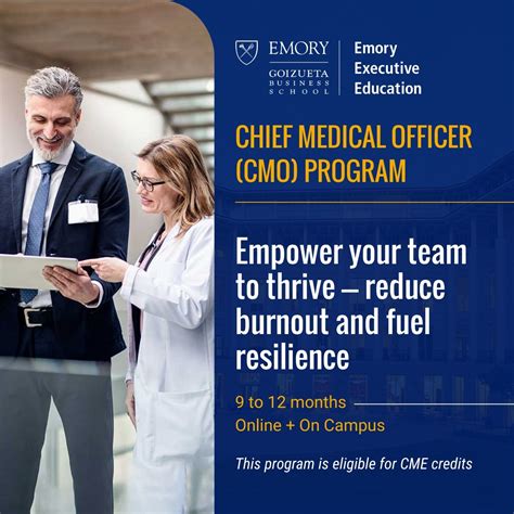 How The Chief Medical Officer Program Can Boost Your Career