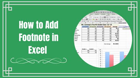 How To Add A Footnote In Excel How To Add A Footnote In Excel