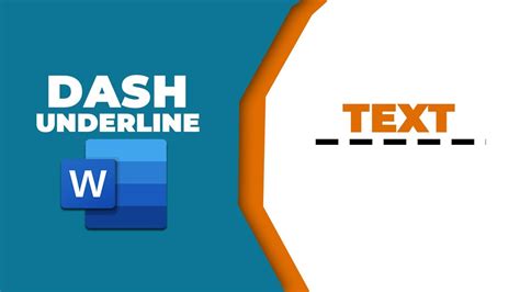 How To Add Dash Underline In Word Youtube