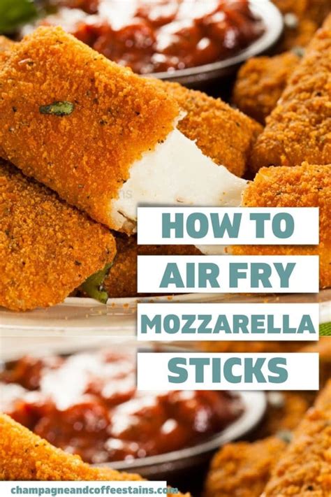 How To Air Fry Frozen Mozzarella Sticks Ready In 5 Min