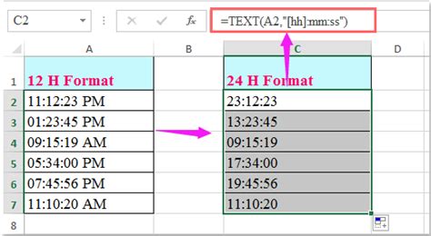 How To Convert 24 Hour Time In Excel Design Talk