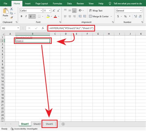 How To Create A Hyperlink To Another Worksheet In Excel Xl N Cad