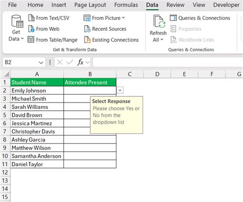 How To Create A Yes/No Dropdown In Excel