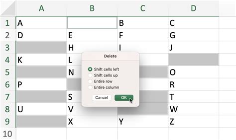 How To Delete Blank Cells In A Microsoft Excel