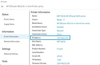 How To Find An Ip Address For An Hp Printer