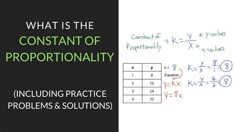 Mastering Proportionality: Quick Find Constant!