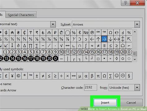 How To Insert Arrows In Excel On Pc Or Mac 8 Steps