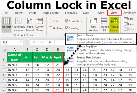 How To Lock A Column In Excel Learn Excel