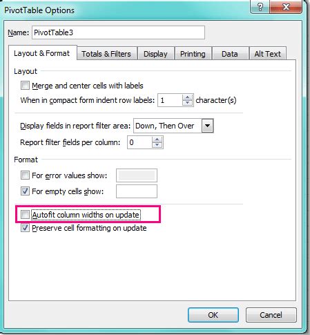How To Lock Column Width In Pivot Table How To Lock Column Width In Pivot Table